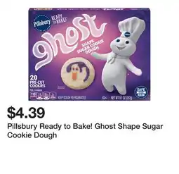 Wegmans Pillsbury Ready to Bake! Ghost Shape Sugar Cookie Dough offer