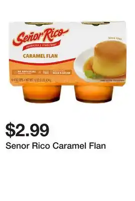 Wegmans Senor Rico Caramel Flan offer