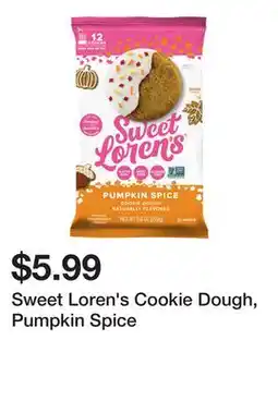 Wegmans Sweet Loren's Cookie Dough, Pumpkin Spice offer