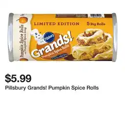 Wegmans Pillsbury Grands! Pumpkin Spice Rolls offer