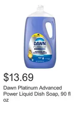 Costco Dawn Platinum Advanced Power Liquid Dish Soap, 90 fl oz offer
