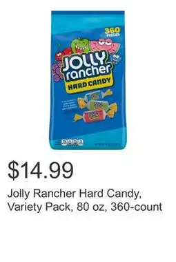 Costco Jolly Rancher Hard Candy, Variety Pack, 80 oz, 360-count offer