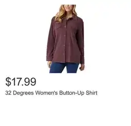 Costco 32 Degrees Women's Button-Up Shirt offer