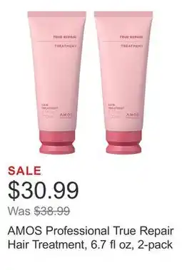 Costco AMOS Professional True Repair Hair Treatment, 6.7 fl oz, 2-pack offer