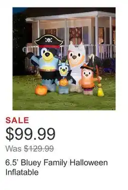 Costco 6.5' Bluey Family Halloween Inflatable offer