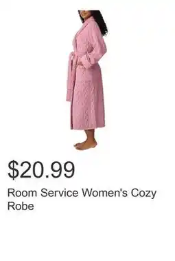 Costco Room Service Women's Cozy Robe offer