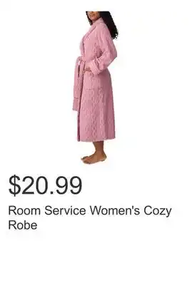 Costco Room Service Women's Cozy Robe offer