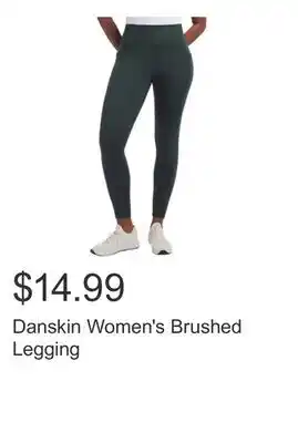 Costco Danskin Women's Brushed Legging offer