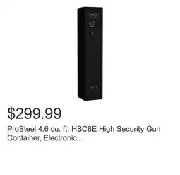 Costco ProSteel 4.6 cu. ft. HSC8E High Security Gun Container, Electronic Lock offer