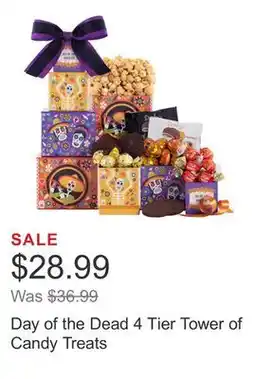 Costco Day of the Dead 4 Tier Tower of Candy Treats offer