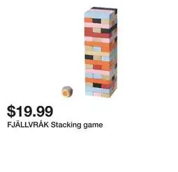 Ikea FJÄLLVRÅK Stacking game offer