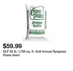 Tractor Supply Company DLF 50 lb. 1,750 sq. ft. Gulf Annual Ryegrass Grass Seed offer