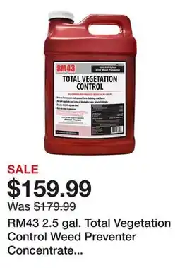 Tractor Supply Company RM43 2.5 gal. Total Vegetation Control Weed Preventer Concentrate with Glyphosate and Imazapyr offer