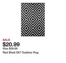 Tractor Supply Company Red Shed 5X7 Outdoor Rug offer