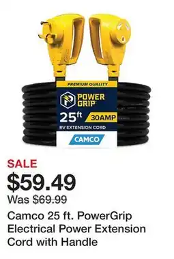 Tractor Supply Company Camco 25 ft. PowerGrip Electrical Power Extension Cord with Handle offer