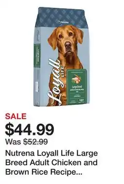 Tractor Supply Company Nutrena Loyall Life Large Breed Adult Chicken and Brown Rice Recipe Dry Dog Food, 40 lb. Bag offer