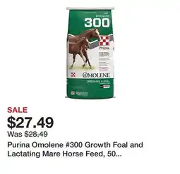 Tractor Supply Company Purina Omolene #300 Growth Foal and Lactating Mare Horse Feed, 50 lb. Bag offer