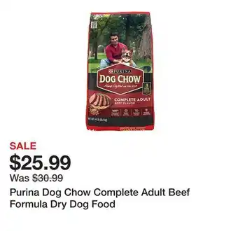 Tractor Supply Company Purina Dog Chow Complete Adult Beef Formula Dry Dog Food offer