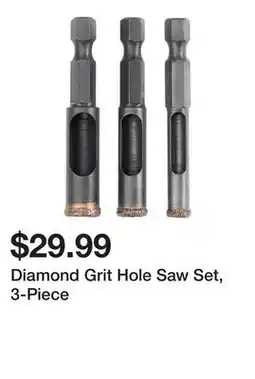 Harbor Freight Tools Diamond Grit Hole Saw Set, 3-Piece offer