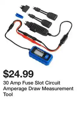 Harbor Freight Tools 30 Amp Fuse Slot Circuit Amperage Draw Measurement Tool offer