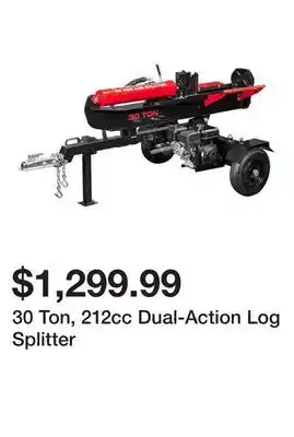 Harbor Freight Tools 30 Ton, 212cc Dual-Action Log Splitter offer
