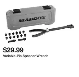 Harbor Freight Tools Variable-Pin Spanner Wrench offer
