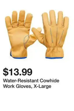 Harbor Freight Tools Water-Resistant Cowhide Work Gloves, X-Large offer