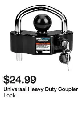 Harbor Freight Tools Universal Heavy Duty Coupler Lock offer