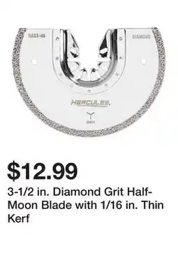 Harbor Freight Tools 3-1/2 in. Diamond Grit Half-Moon Blade with 1/16 in. Thin Kerf offer