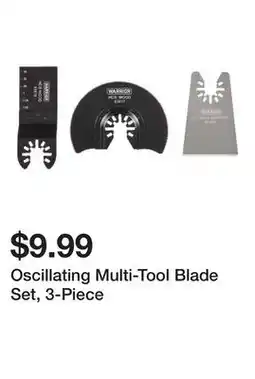 Harbor Freight Tools Oscillating Multi-Tool Blade Set, 3-Piece offer