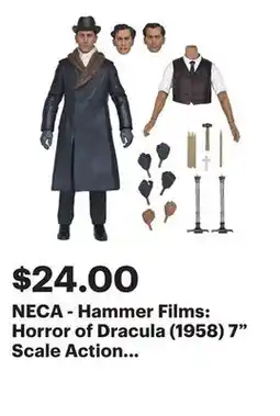 Best Buy NECA - Hammer Films: Horror of Dracula (1958) 7 Scale Action Figure - Van Helsing offer