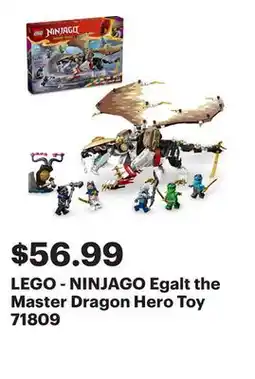 Best Buy LEGO - NINJAGO Egalt the Master Dragon Hero Toy 71809 offer