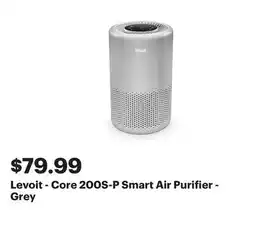 Best Buy Levoit - Core 200S-P Smart Air Purifier - Grey offer