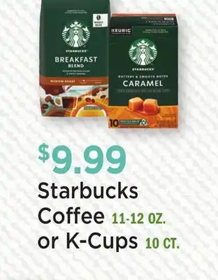Heinen's Starbucks Coffee 11-12 OZ. or K-Cups 10 CT offer