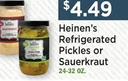 Heinen's Heinen's Refrigerated Pickles or Sauerkraut offer