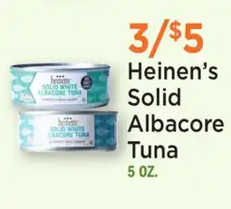 Heinen's Heinen's Solid Albacore Tuna offer