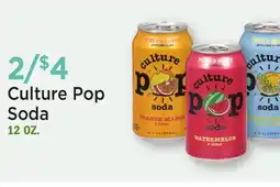 Heinen's Culture Pop Soda offer