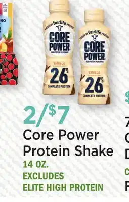 Heinen's Core Power Protein Shake offer