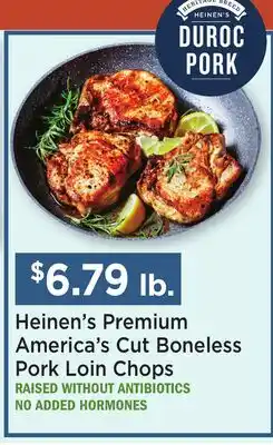 Heinen's Heinen's Premium America's Cut Boneless Pork Loin Chops offer