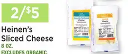 Heinen's Heinen's Sliced Cheese offer