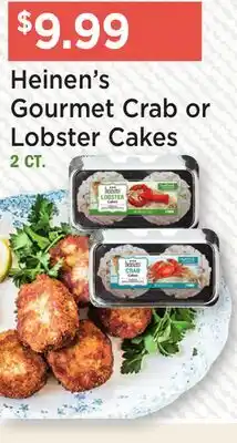 Heinen's Heinen's Gourmet Crab or Lobster Cakes offer