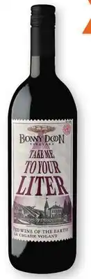Heinen's Bonny Doon Take Me to Your Liter Red Blend offer