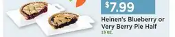 Heinen's Heinen's Blueberry or Very Berry Pie Half offer