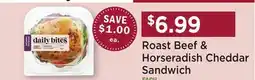 Heinen's Roast Beef & Horseradish Cheddar Sandwich offer