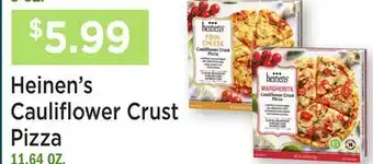 Heinen's Heinen's Cauliflower Crust Pizza offer
