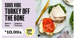 Heinen's SOUS VIDE TURKEY OFF THE BONE offer