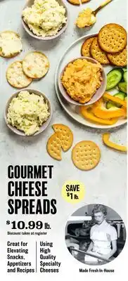 Heinen's GOURMET CHEESE SPREADS offer