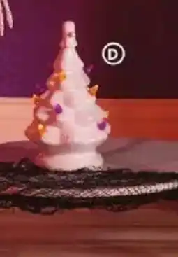 Family Dollar Ceramic light-up tree offer