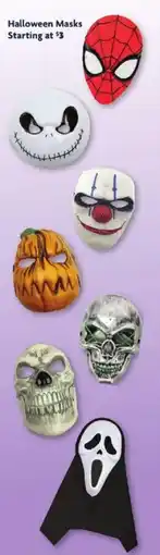 Family Dollar Halloween Masks offer