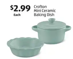 Aldi Crofton Mini Ceramic Baking Dish offer
